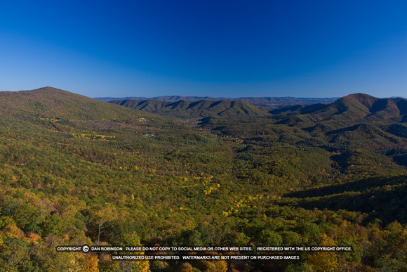 Fall colors in the Blue Ridge Mountains