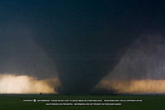 Massive tornado at Bennington, Kansas